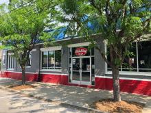 Falls City Beer building outside